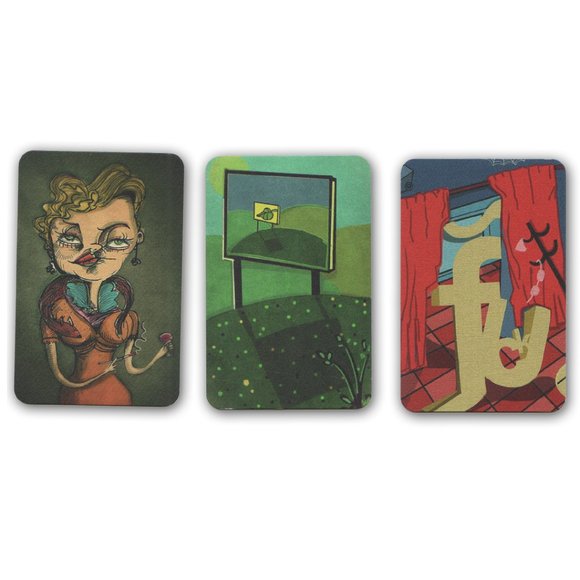 ART & ILLUSTRATION CARDS SET OF (3) cards by artist Javier Martinez | FINE ART - Picture 1 of 3